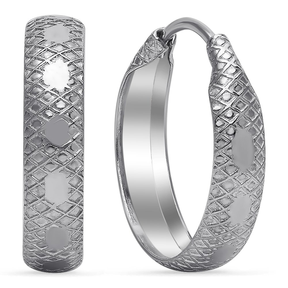 

Серьги из серебра без вставки 585Gold 702006751, 702006751