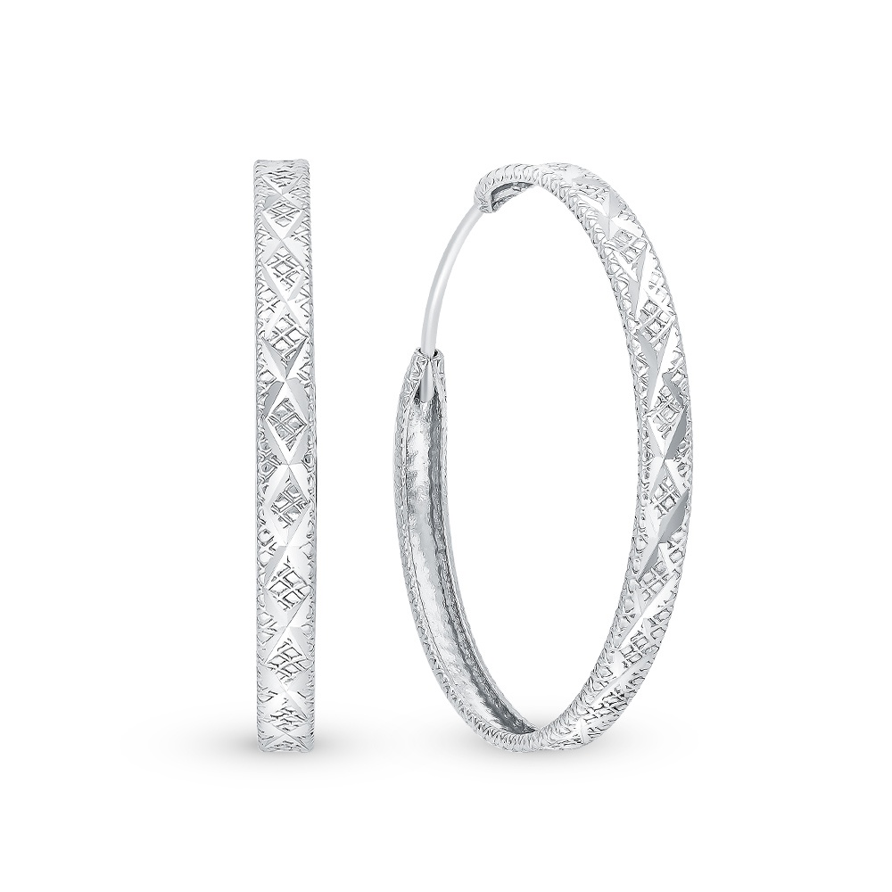 

Серьги из серебра без вставки 585Gold 702006750, 702006750