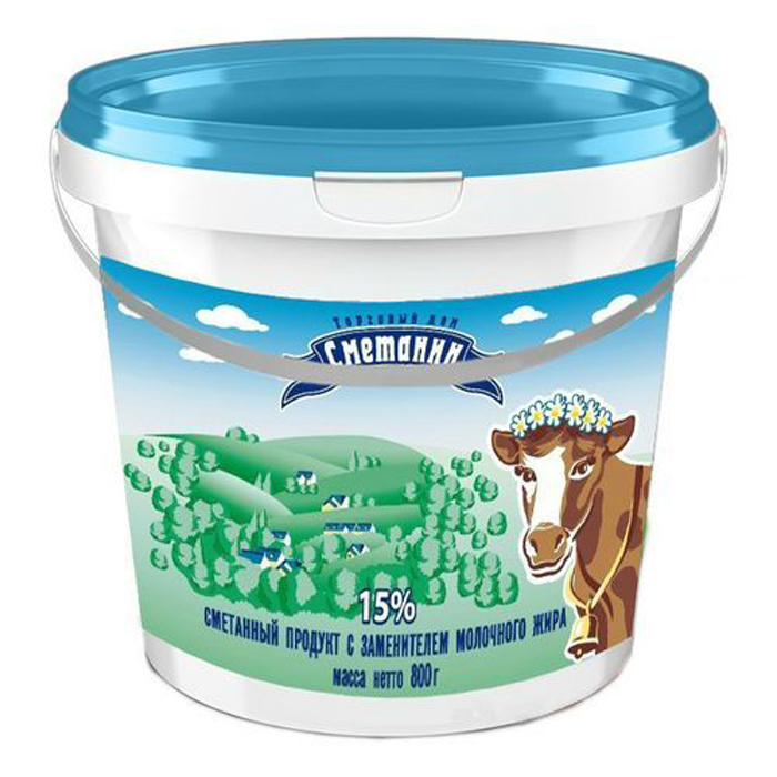

Сметана ТД Сметанин 20% 800 г