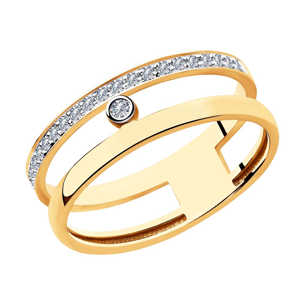 

Кольцо из золота р.  SOKOLOV Diamonds 1011933, бриллиант, 1011933