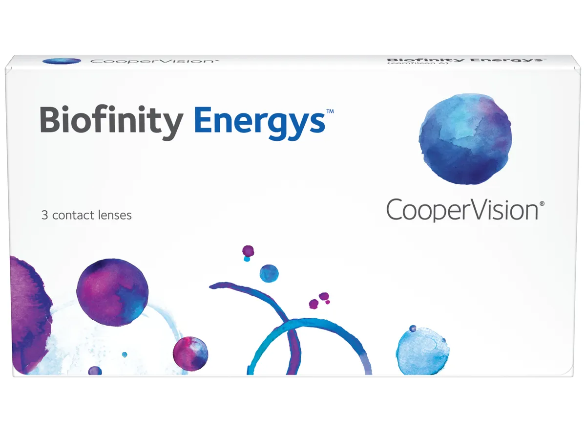 фото Контактные линзы biofinity energys 3 линзы r 8.6 +1.75 coopervision