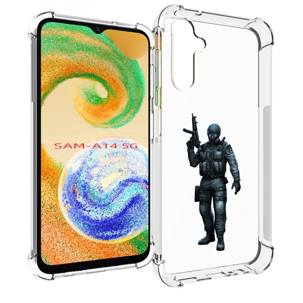 

Чехол MyPads crossfire для Samsung Galaxy A14 5G, Прозрачный, Tocco