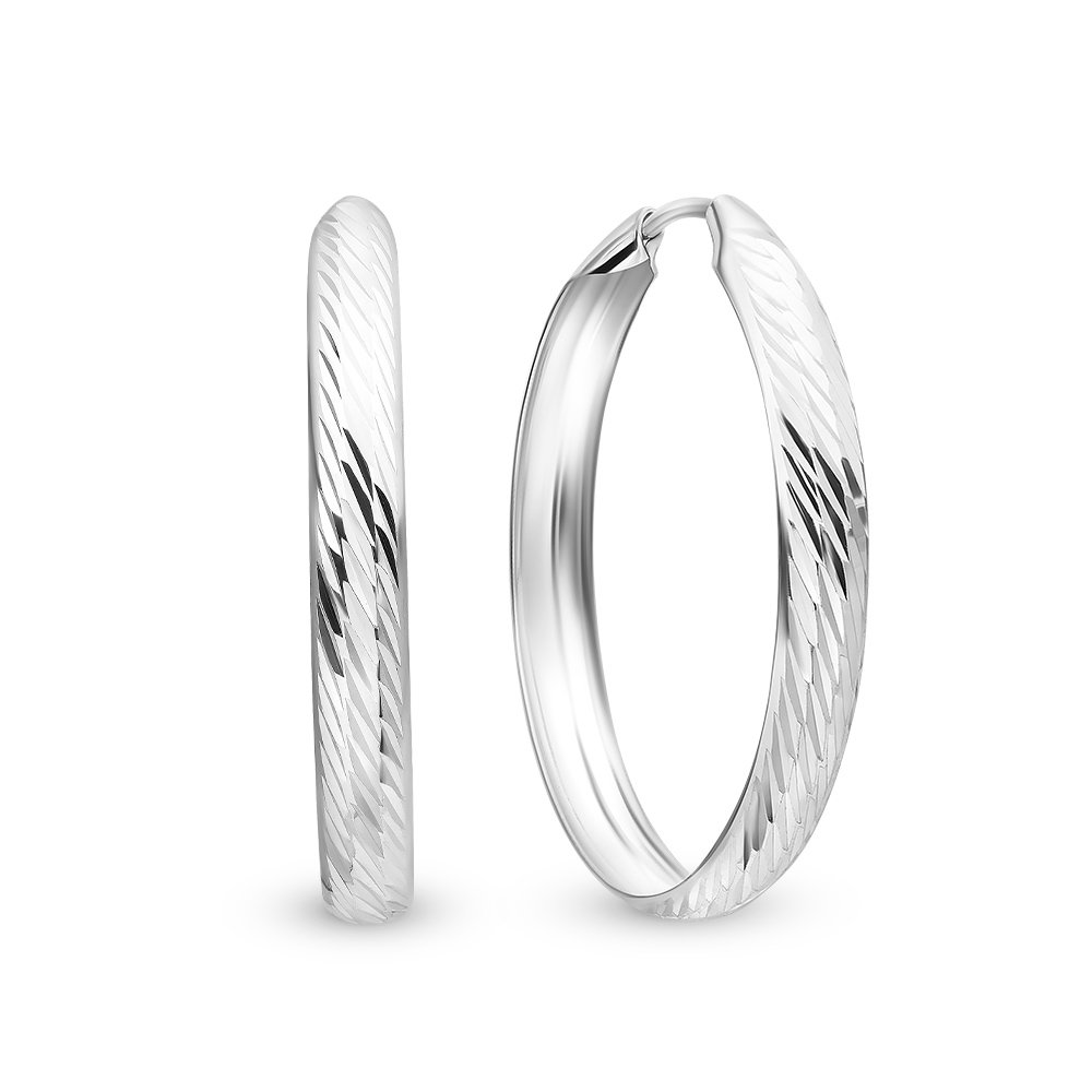 

Серьги из серебра без вставки 585Gold 702006894, 702006894