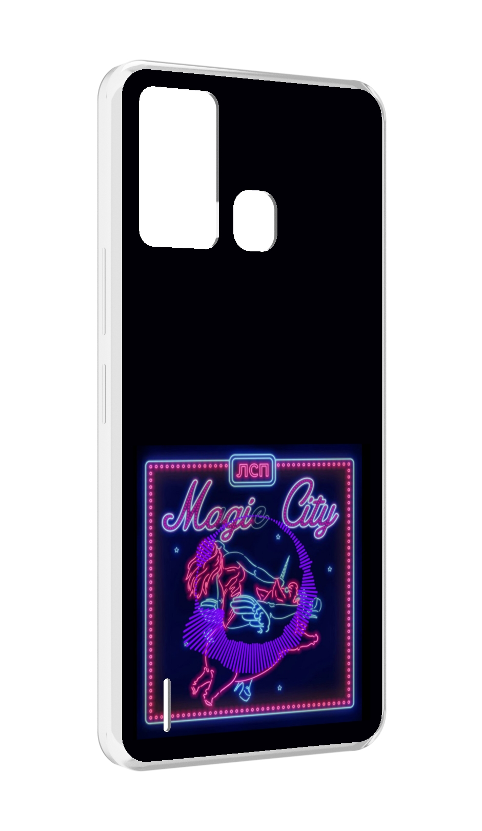

Чехол MyPads Magic City ЛСП для ITEL S16 / ITEL Vision 1 Pro, Прозрачный, Tocco