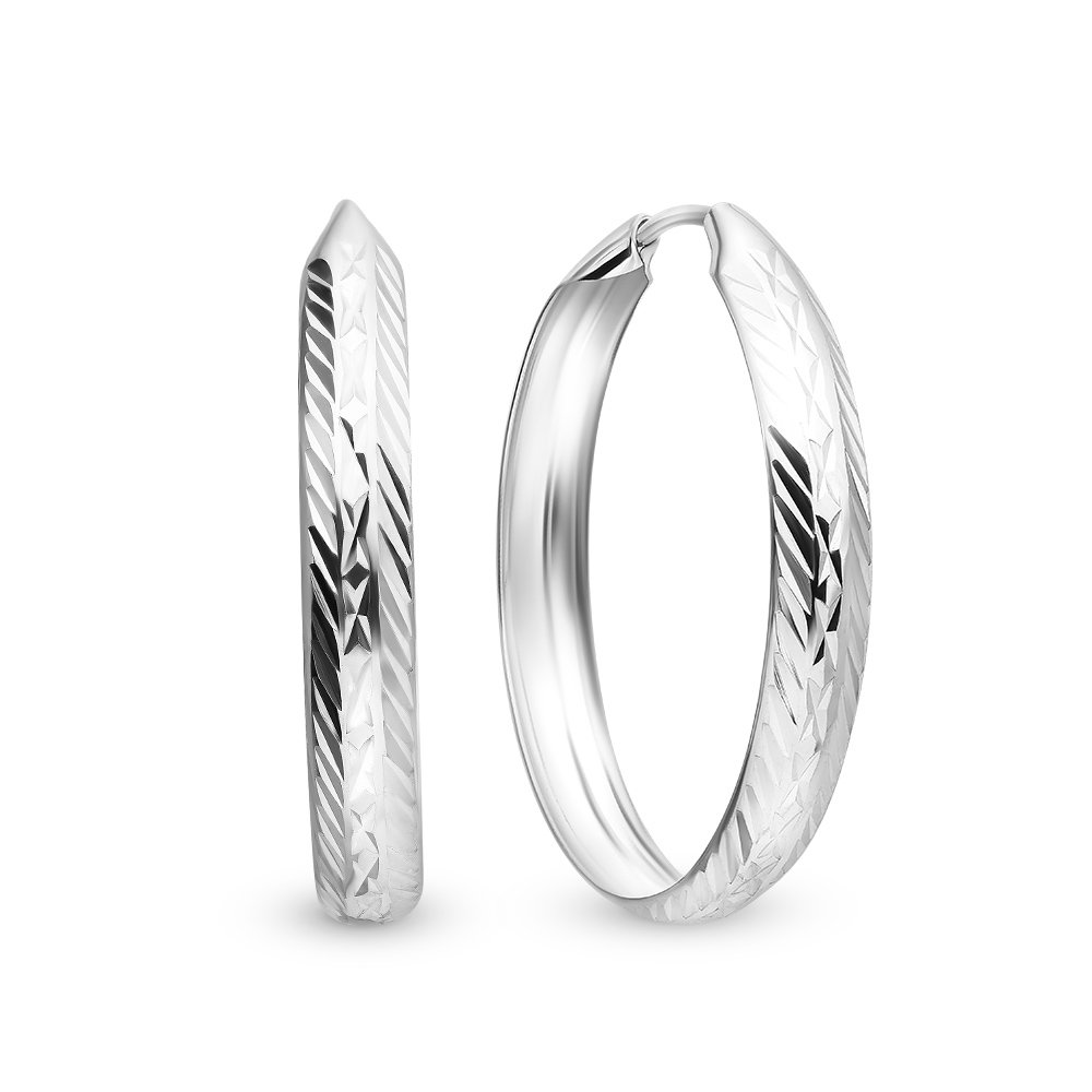 

Серьги из серебра без вставки 585Gold 702006673, 702006673