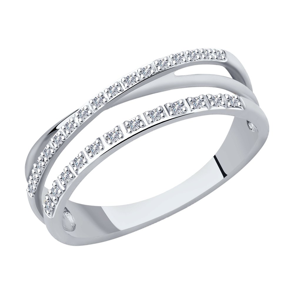 

Кольцо из золота р. 19,5 SOKOLOV Diamonds 1011917-3, бриллиант, 1011917-3