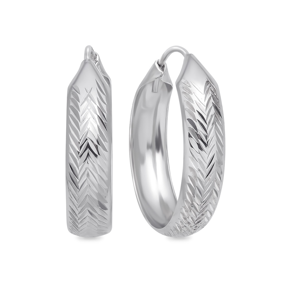 

Серьги из серебра без вставки 585Gold 702006879, 702006879