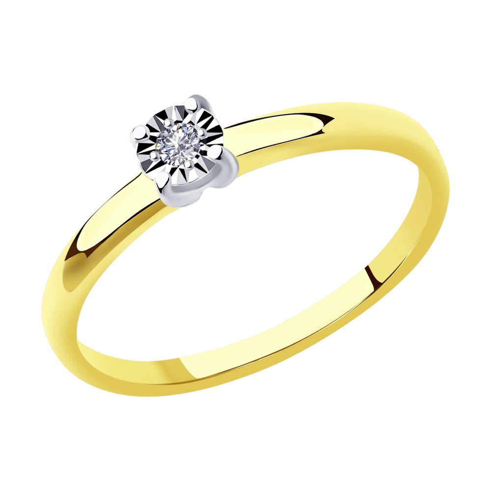 

Кольцо из золота р. , SOKOLOV Diamonds 1011905-2, бриллиант, 1011905-2