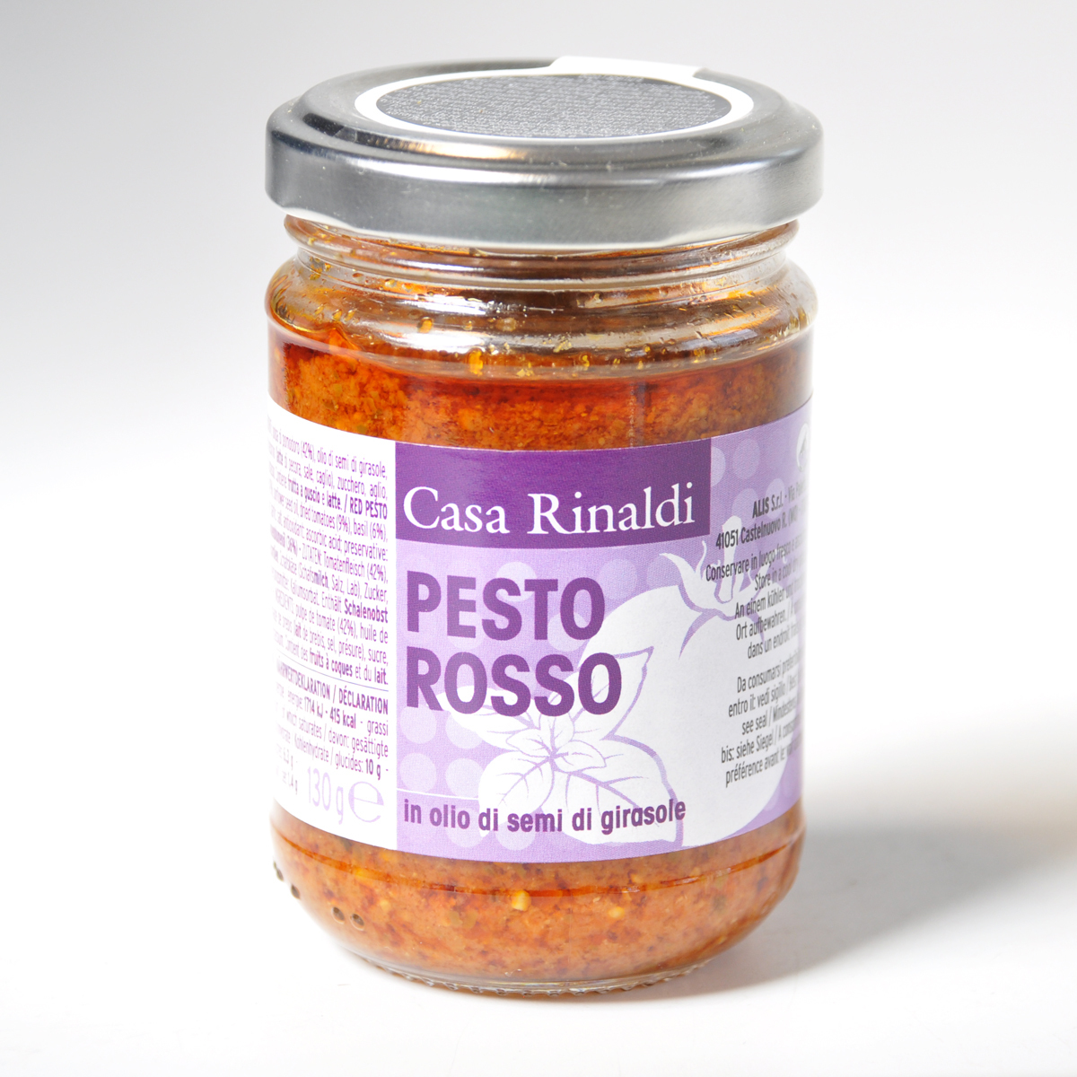 Песто Casa Rinaldi  Rosso в  подсолнечном масле  из вяленых помидоров Черри    130г