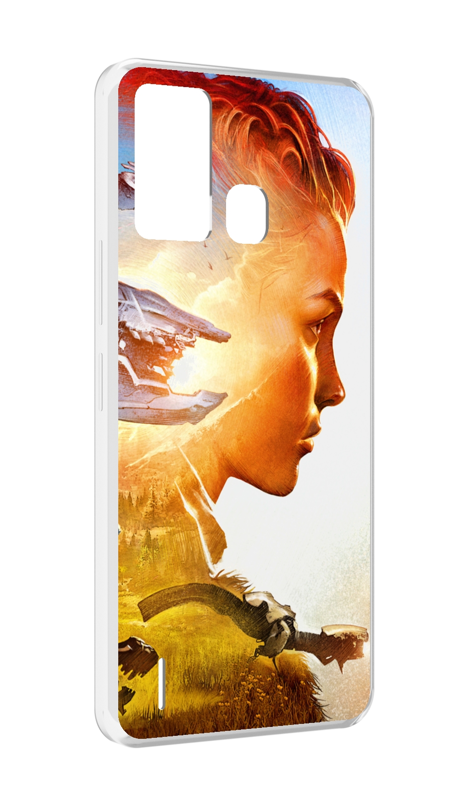 

Чехол MyPads Horizon Zero Dawn art для ITEL S16 / ITEL Vision 1 Pro, Прозрачный, Tocco