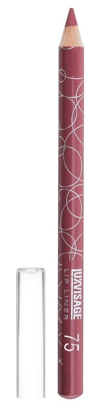 Карандаш для губ Luxvisage тон 75 розово-бежевый нюд блеск для губ luxvisage glass shine 14 бежевый с перламутром сияющий 3 г