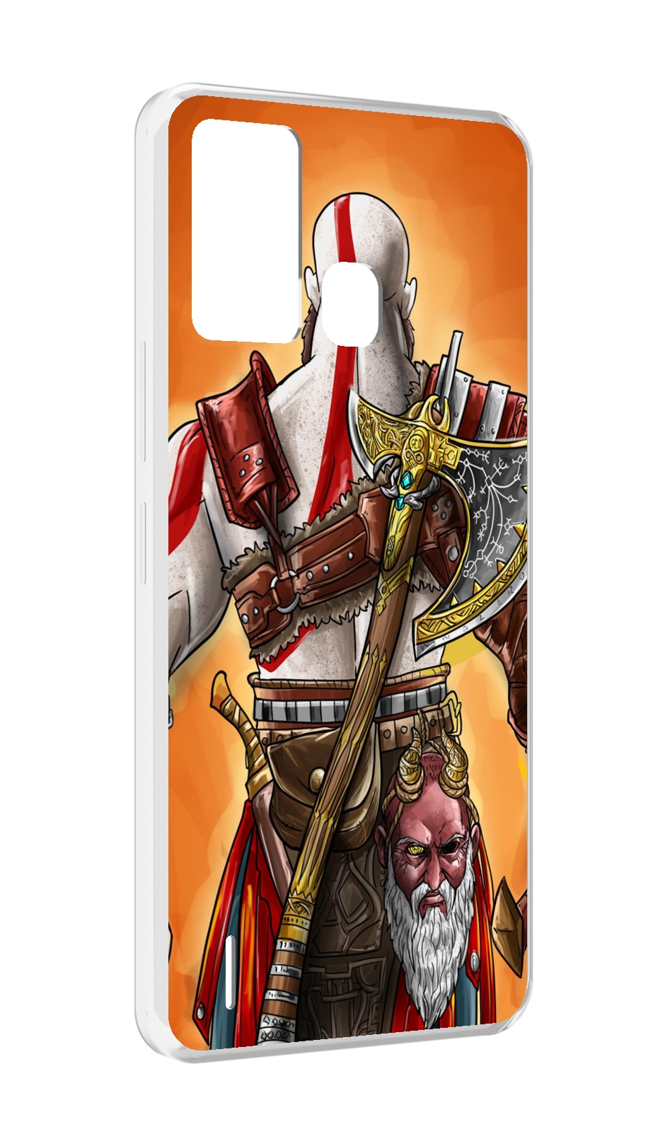 

Чехол MyPads God of War для ITEL S16 / ITEL Vision 1 Pro, Прозрачный, Tocco