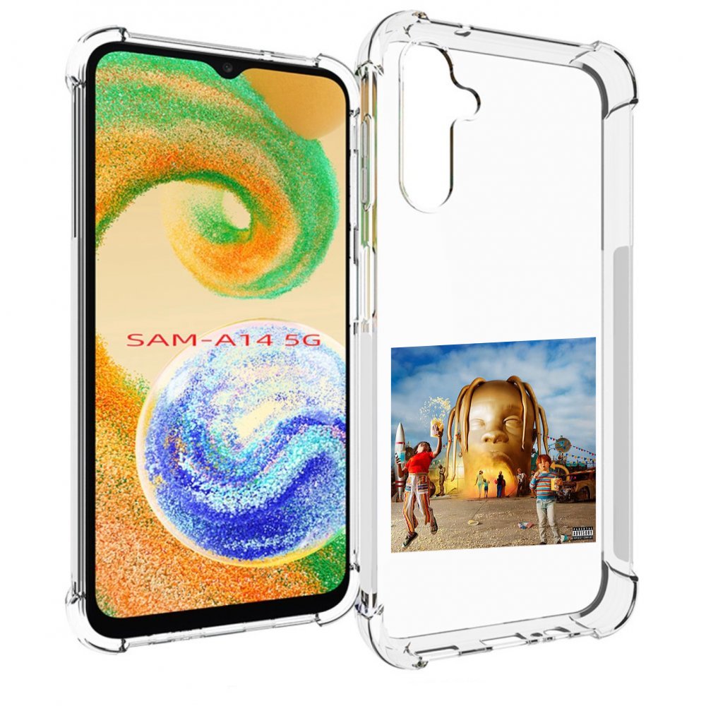 

Чехол MyPads Travis Scott - Astroworld для Samsung Galaxy A14 5G, Прозрачный, Tocco