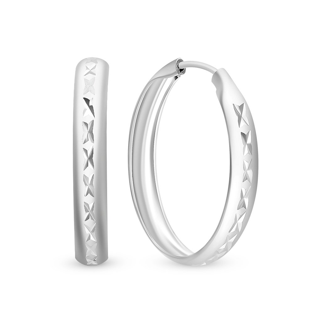 

Серьги из серебра без вставки 585Gold 702006866, 702006866