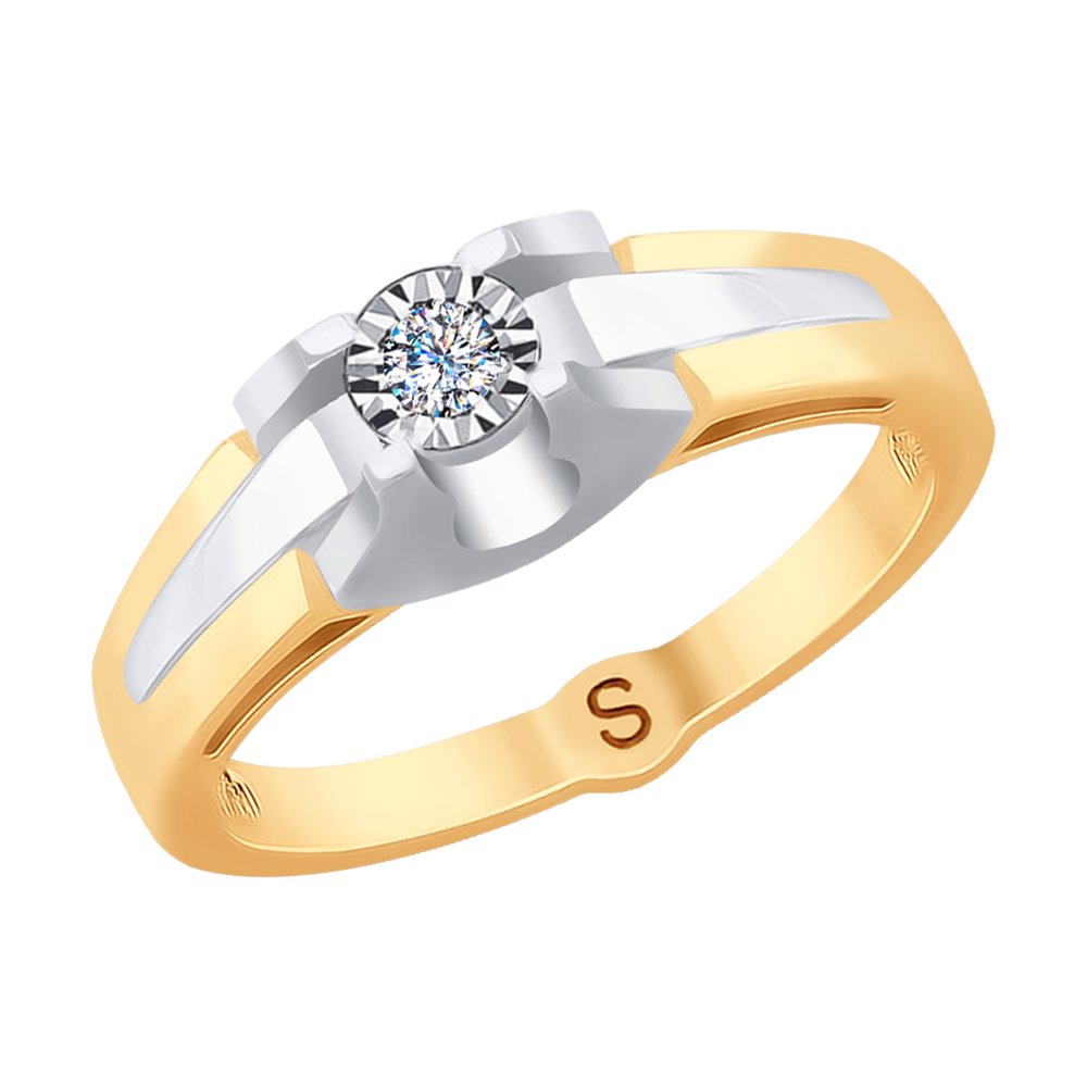 

Кольцо из золота р. , SOKOLOV Diamonds 1011758, бриллиант, 1011758