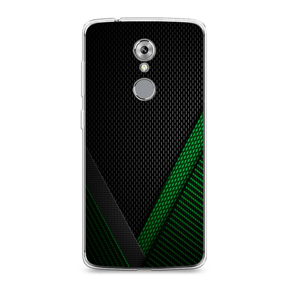 

Чехол Awog на ZTE Axon 7 / ЗТЕ Аксон 7 "Зеленый карбон", Разноцветный, 131450-3