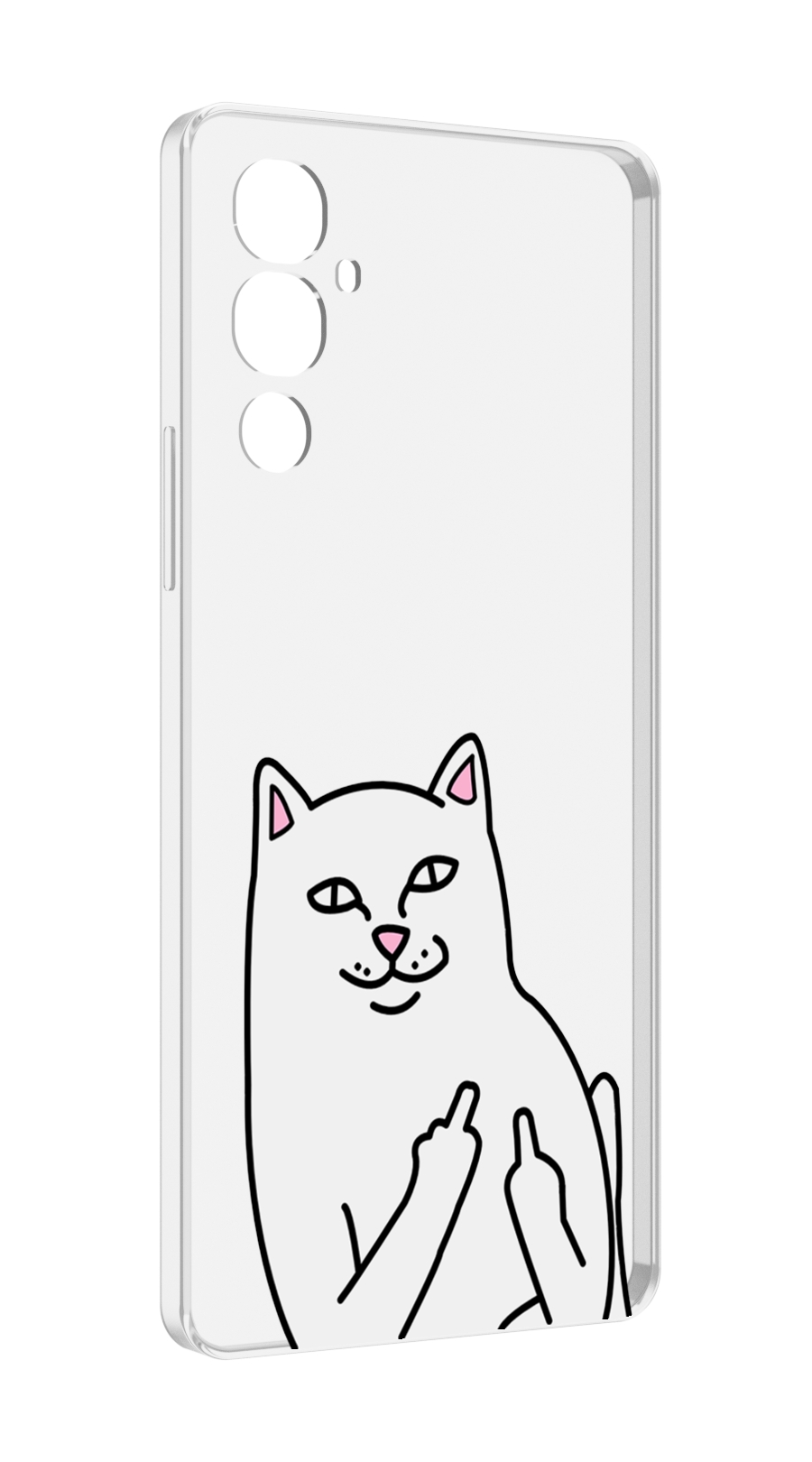 

Чехол MyPads котяра для Tecno Pova 4, Прозрачный, Tocco