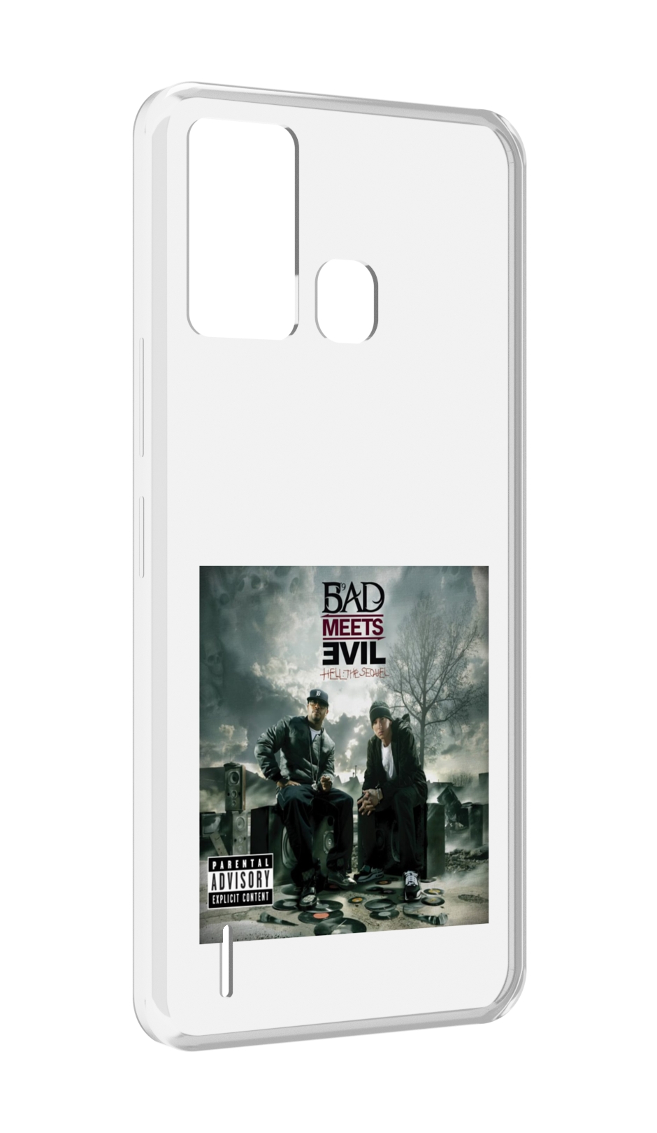 

Чехол MyPads Eminem Bad Meets Evil - Hell The Sequel для ITEL S16 / ITEL Vision 1 Pro, Прозрачный, Tocco