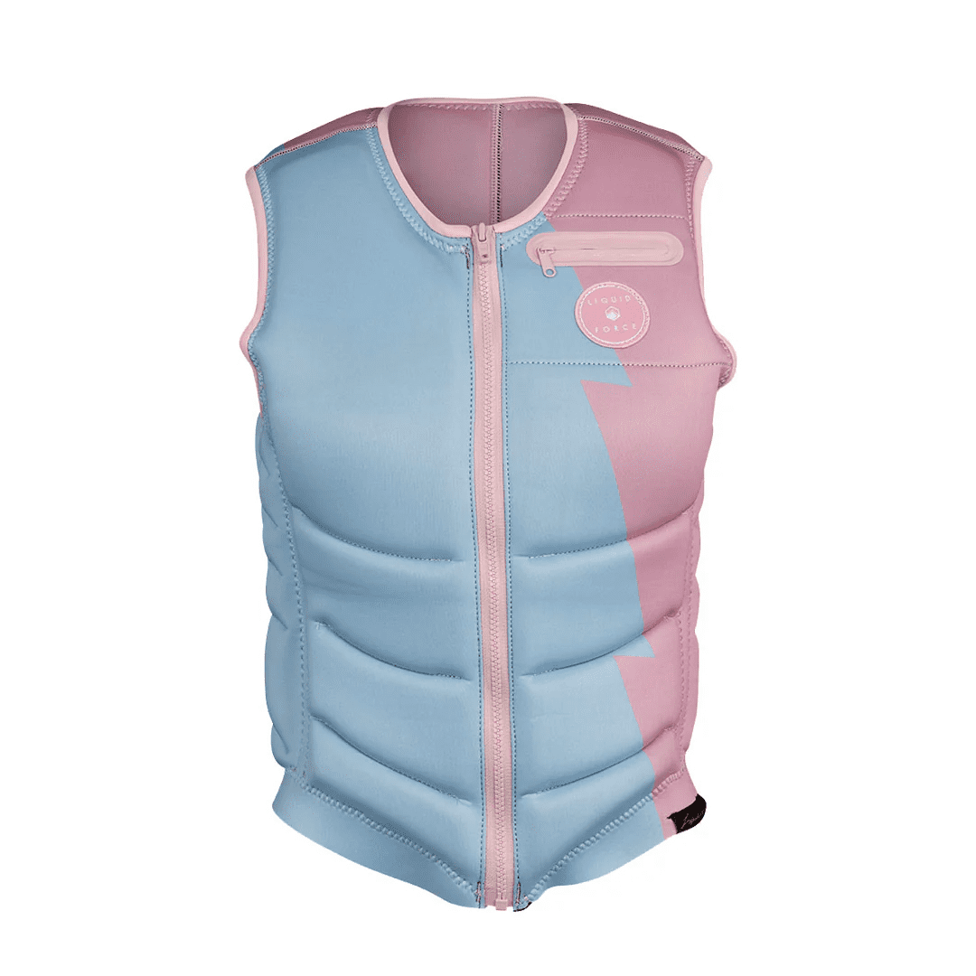 Жилет для вейкборда женский Liquid Force Breeze Claudia COMP ss24 (blue/rose, M)