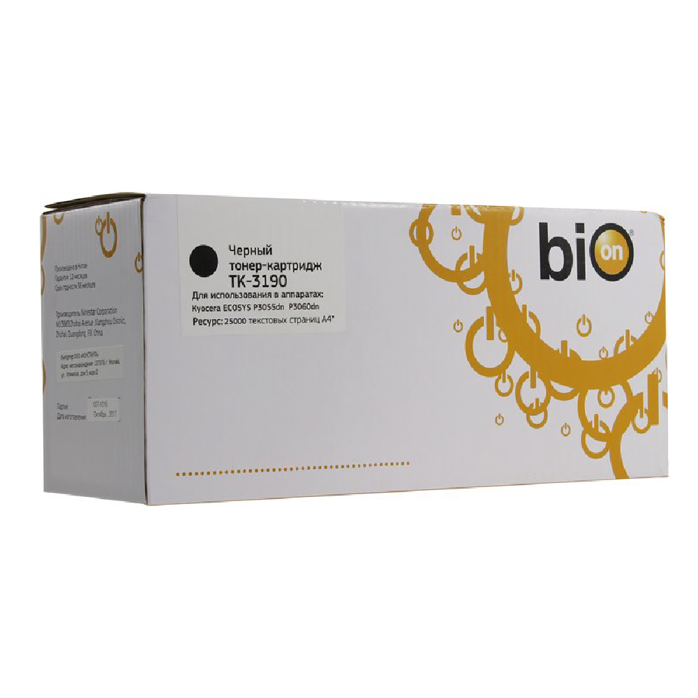 

Картридж для лазерного принтера Bion BIONTK-3190 Black, оригинальный, Черный
