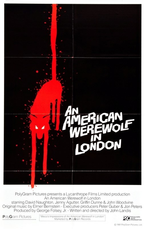 

Постер к фильму "Американский оборотень в Лондоне" (An American Werewolf in London) A3