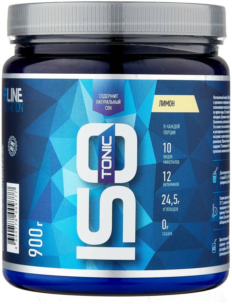 

RLine Изотоники и углеводы RLine ISOtonic RLine 450 гр. лимон, ISOtonic RLine