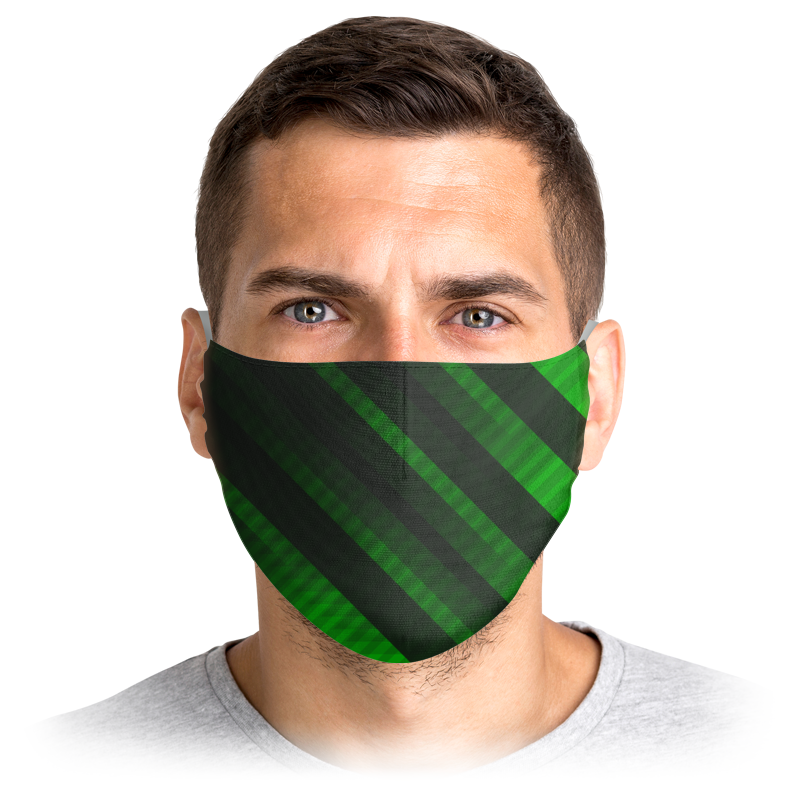 

Многоразовая маска Printio Stop virus! зеленая M, Stop virus!