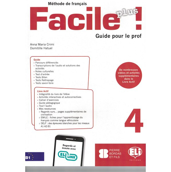 

Facile plus ! 4 Guide pedagogique + CD(2)