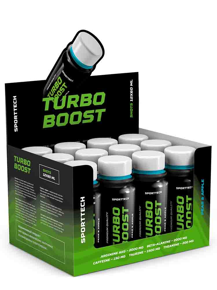

SPORTTECH Энергетики SPORTTECH Turbo Boost 60 мл. манго-банан, Энергетики SPORTTECH Turbo Boost 60 мл. манго-банан