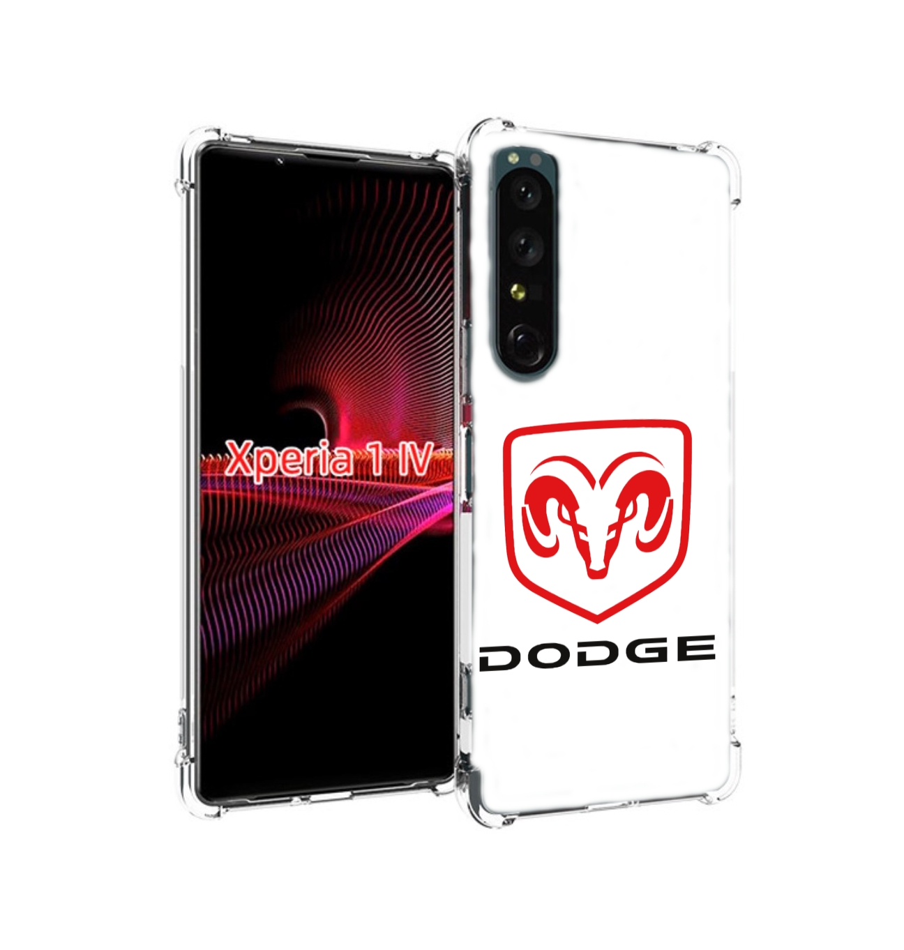 

Чехол накладка MyPads dodge-2 мужской для Sony Xperia 1 IV, Прозрачный, Tocco