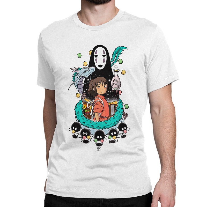 фото Футболка мужская унесенные призраками (персонажи) dream shirts белая s