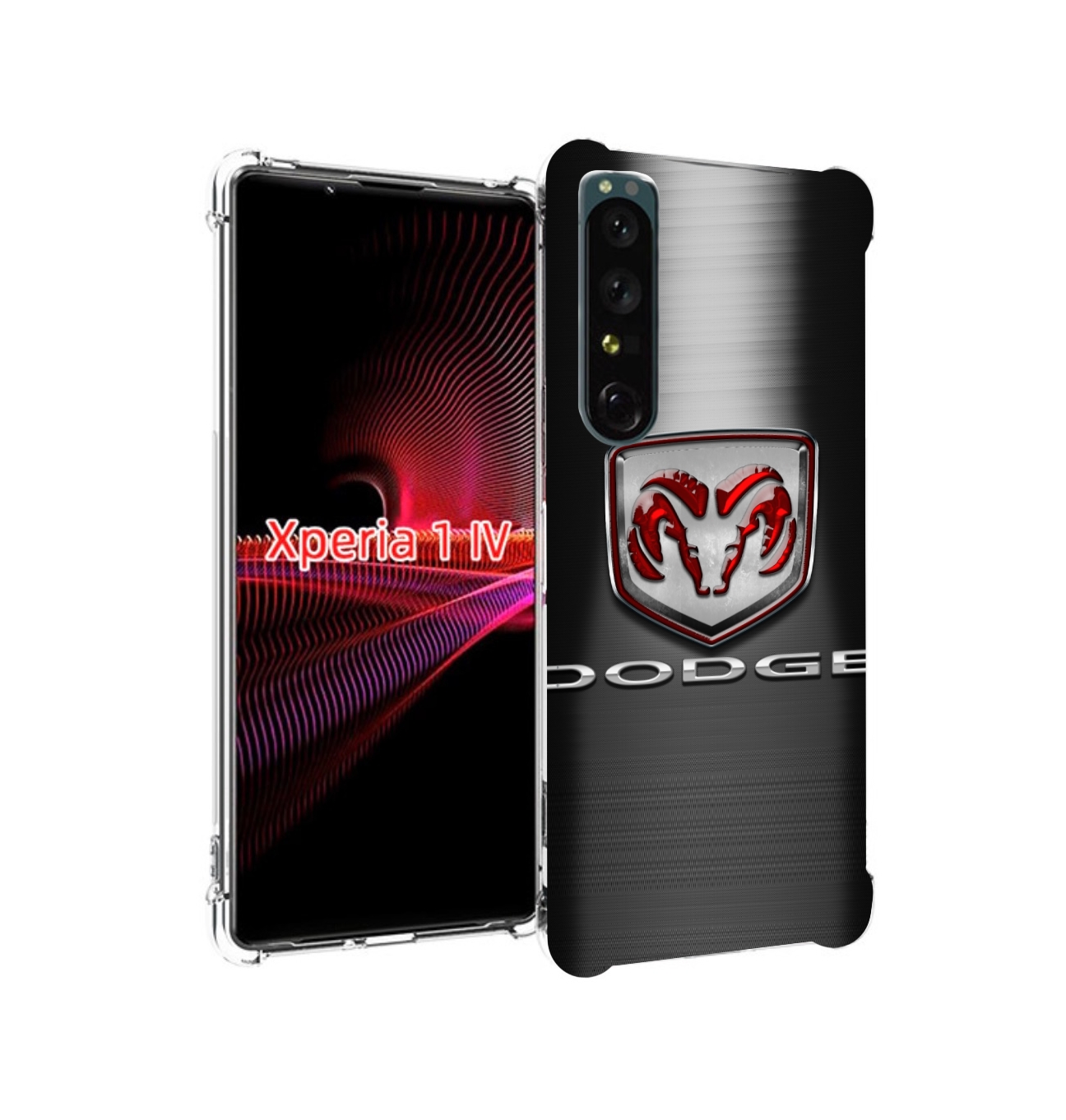 

Чехол накладка MyPads dodge додж 1 мужской для Sony Xperia 1 IV, Прозрачный, Tocco