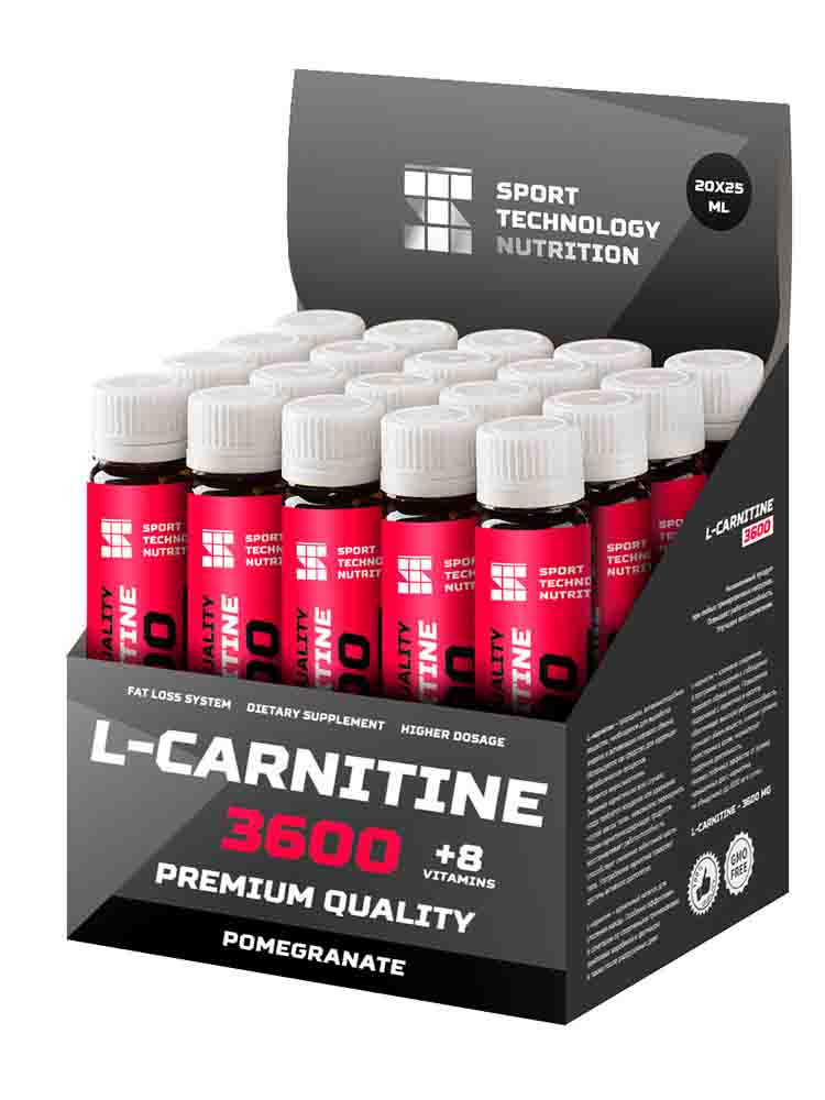 Л-карнитин Sport Technology Nutrition L-Карнитин 3600 20 х 25 мл. апельсин