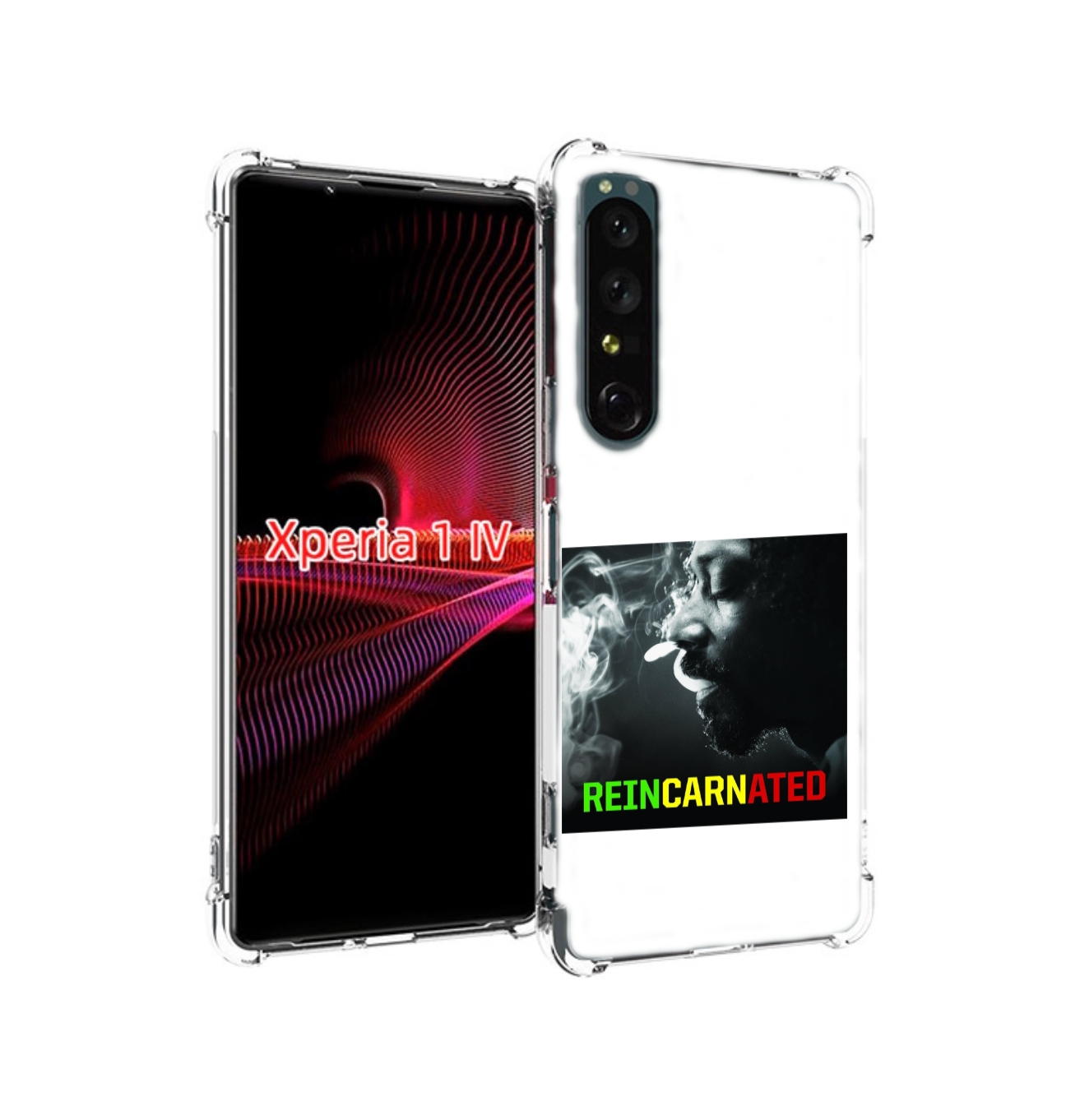 

Чехол Накладка Mypads Snoop Dogg Reincarnated для Sony Xperia 1 IV, Прозрачный, Tocco