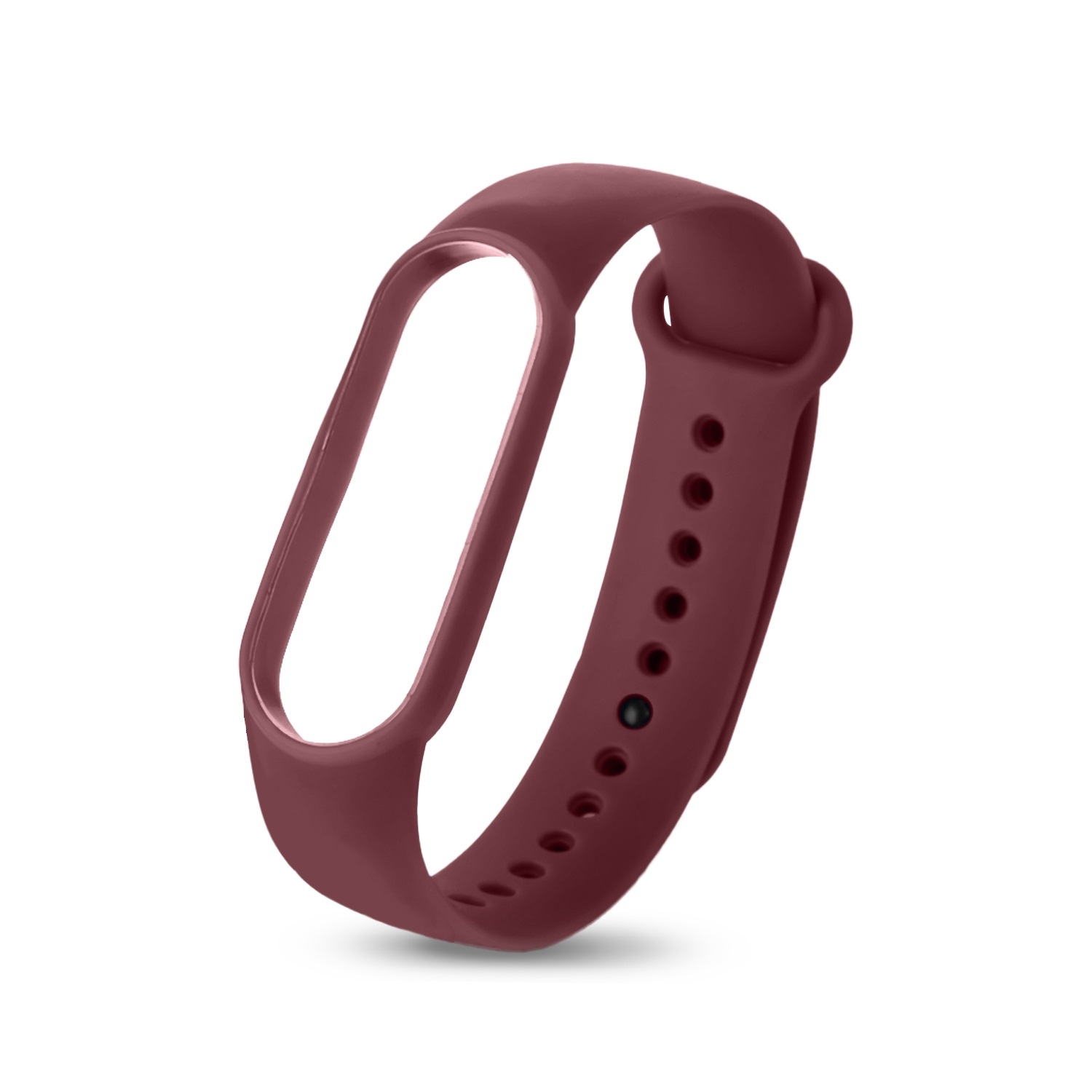 Сменный ремешок Isa для Xiaomi Mi Band 5/ Mi Band 6 Wine Red (Бордовый)