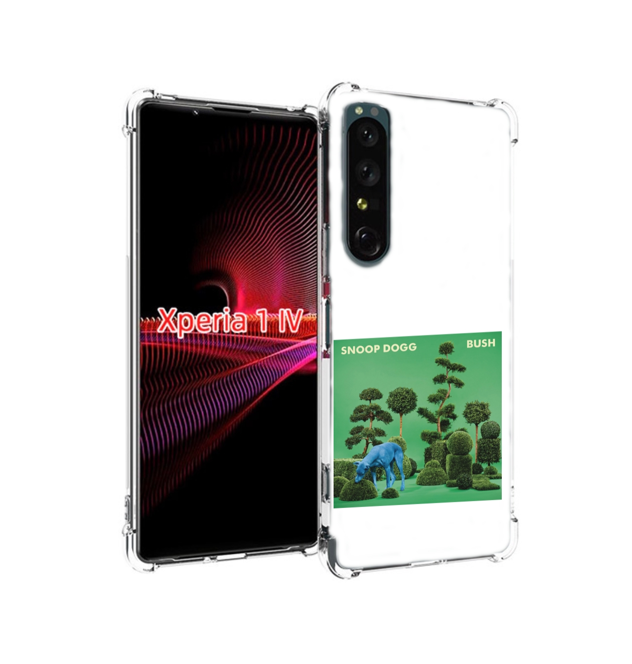 

Чехол задняя-панель-накладка-бампер MyPads Snoop Dogg BUSH для Sony Xperia 1 IV противо..., Прозрачный, Tocco
