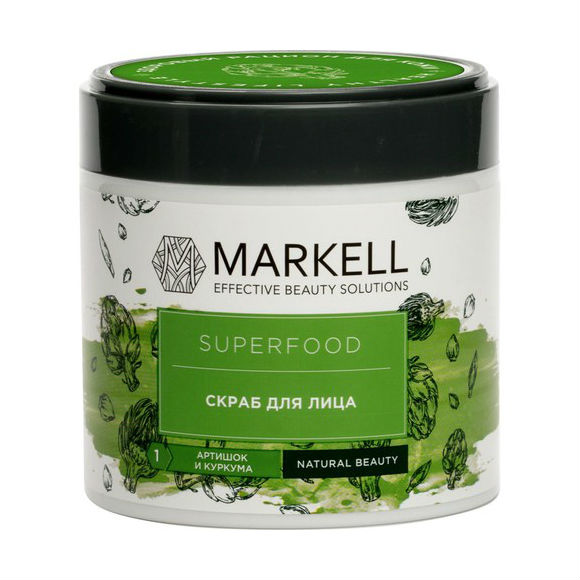 

Скраб для лица Markell Superfood Артишок и Куркума, 100 мл