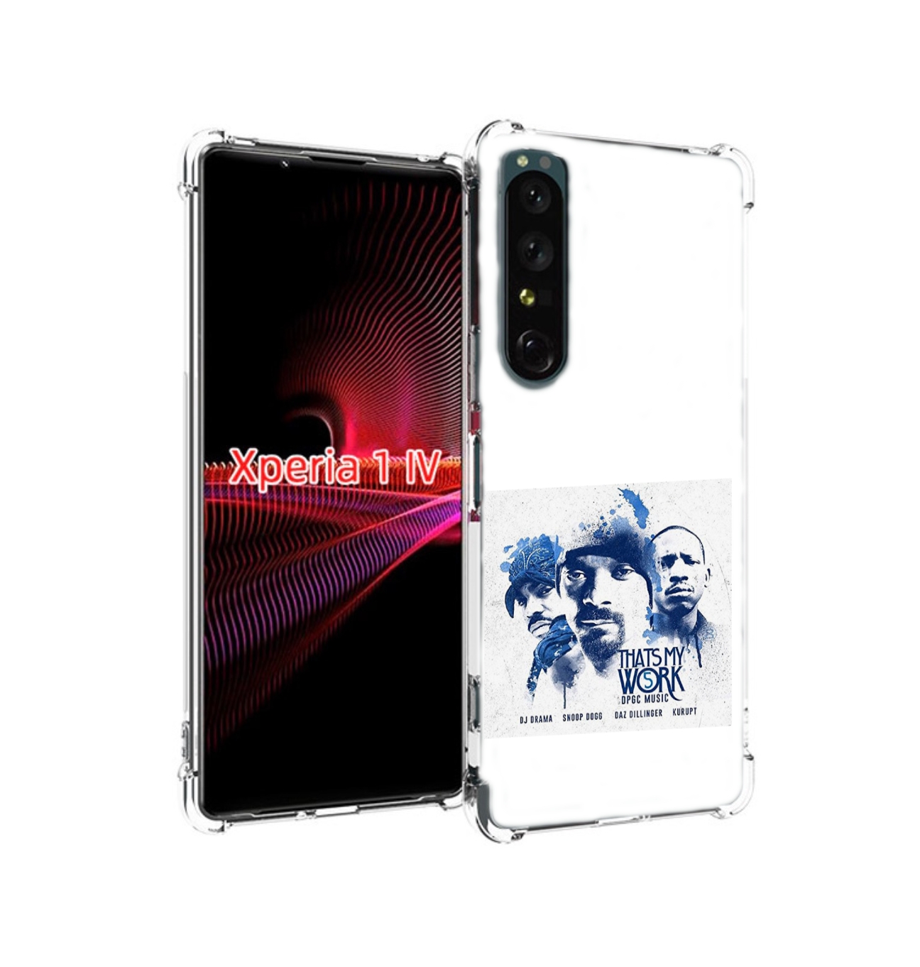 

Чехол Накладка Mypads Snoop Dogg That’S My Work Vol для Sony Xperia 1 IV, Прозрачный, Tocco