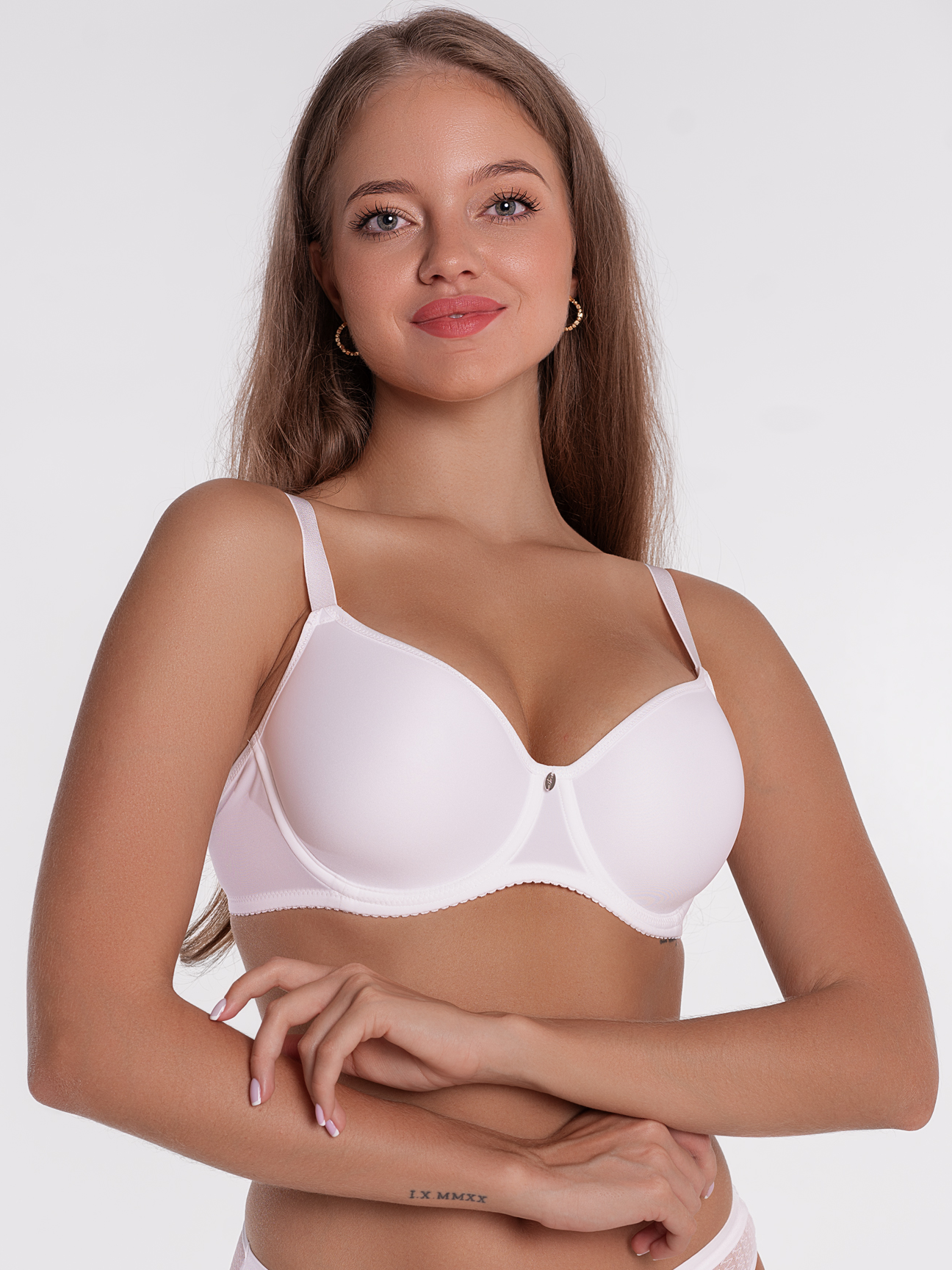 

Бюстгальтер женский Milavitsa Basic белый 85F, 119140