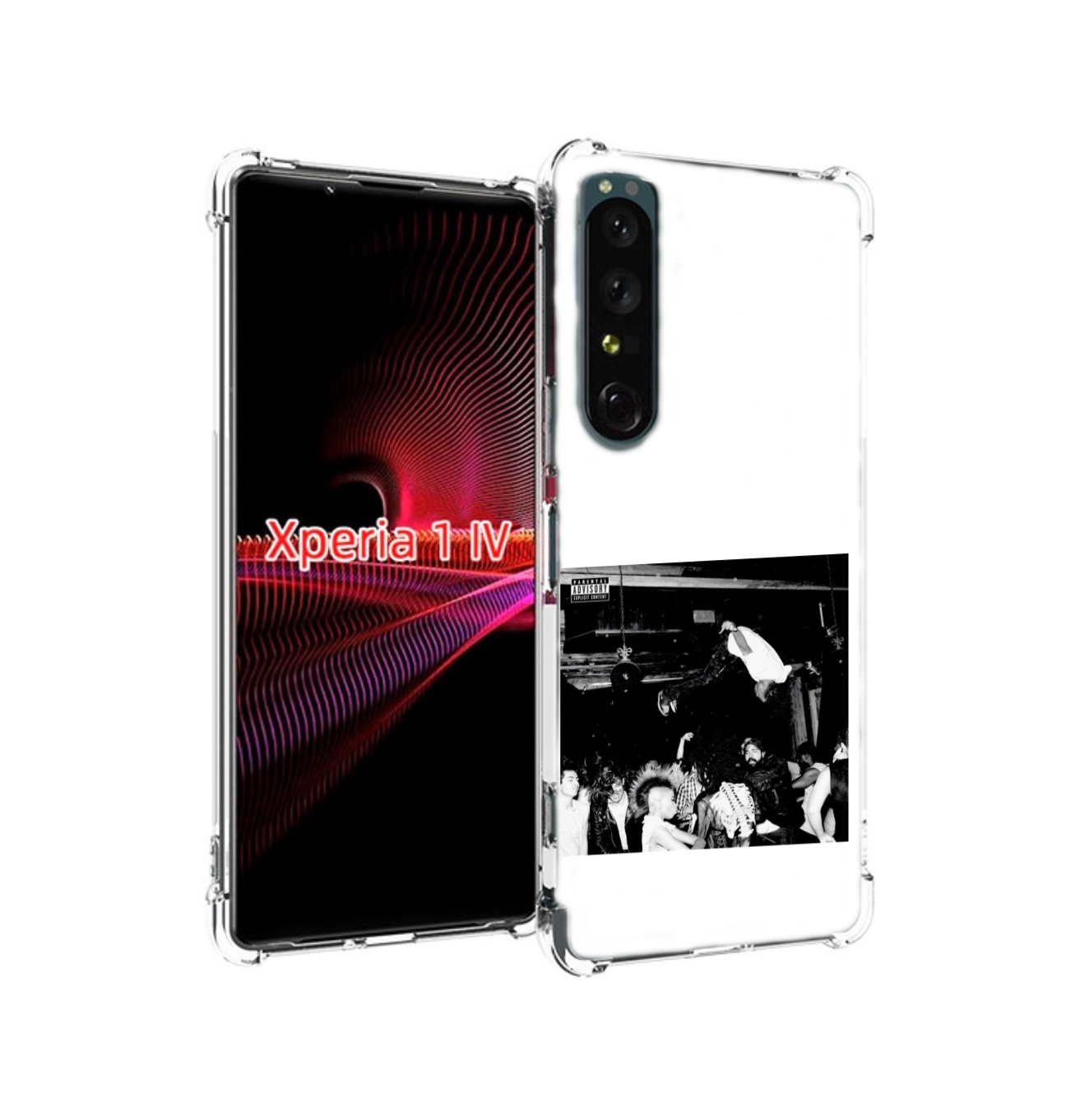 

Чехол накладка MyPads Playboi Carti - Die Lit для Sony Xperia 1 IV, Прозрачный, Tocco