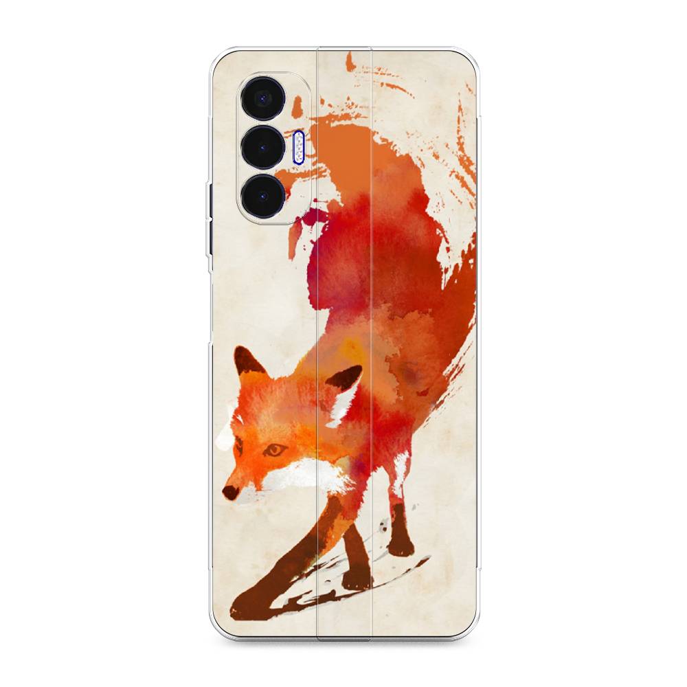 

Чехол Awog на Tecno Pova 3 "Лиса", Разноцветный, 301550-10