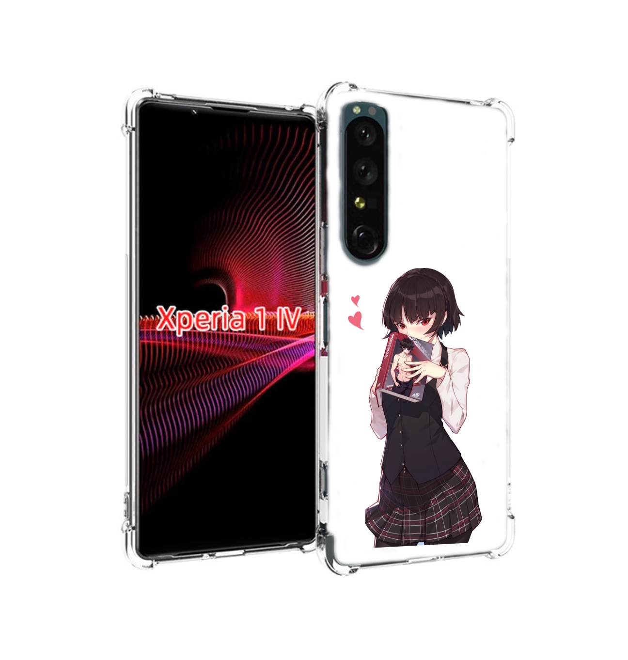 

Чехол накладка MyPads Persona 5 - Makoto Niijima для Sony Xperia 1 IV, Прозрачный, Tocco