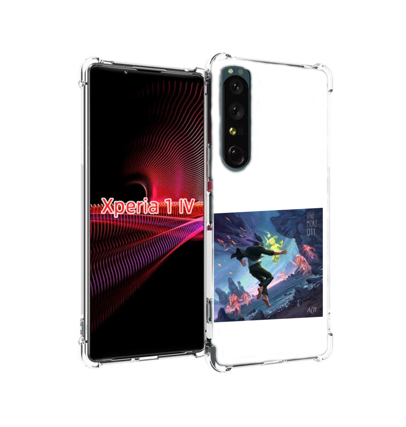 

Чехол накладка MyPads One More City ЛСП для Sony Xperia 1 IV, Прозрачный, Tocco