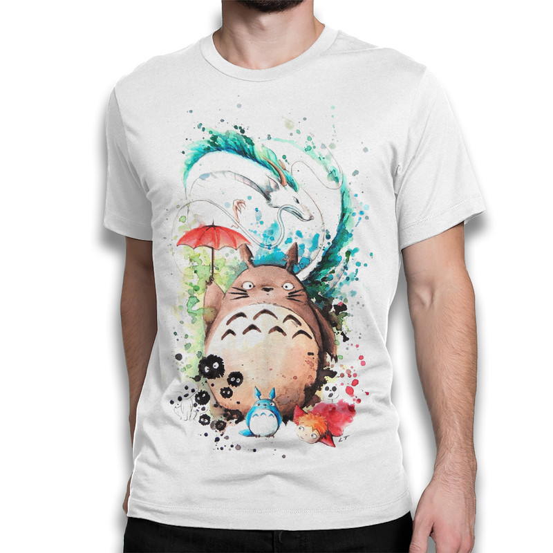 фото Футболка мужская мультфильмы студии гибли dream shirts белая s