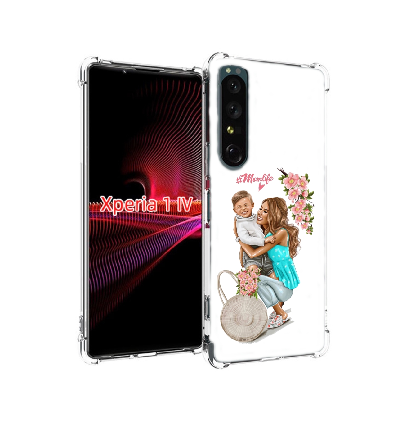 

Чехол накладка MyPads Momlife для Sony Xperia 1 IV, Прозрачный, Tocco