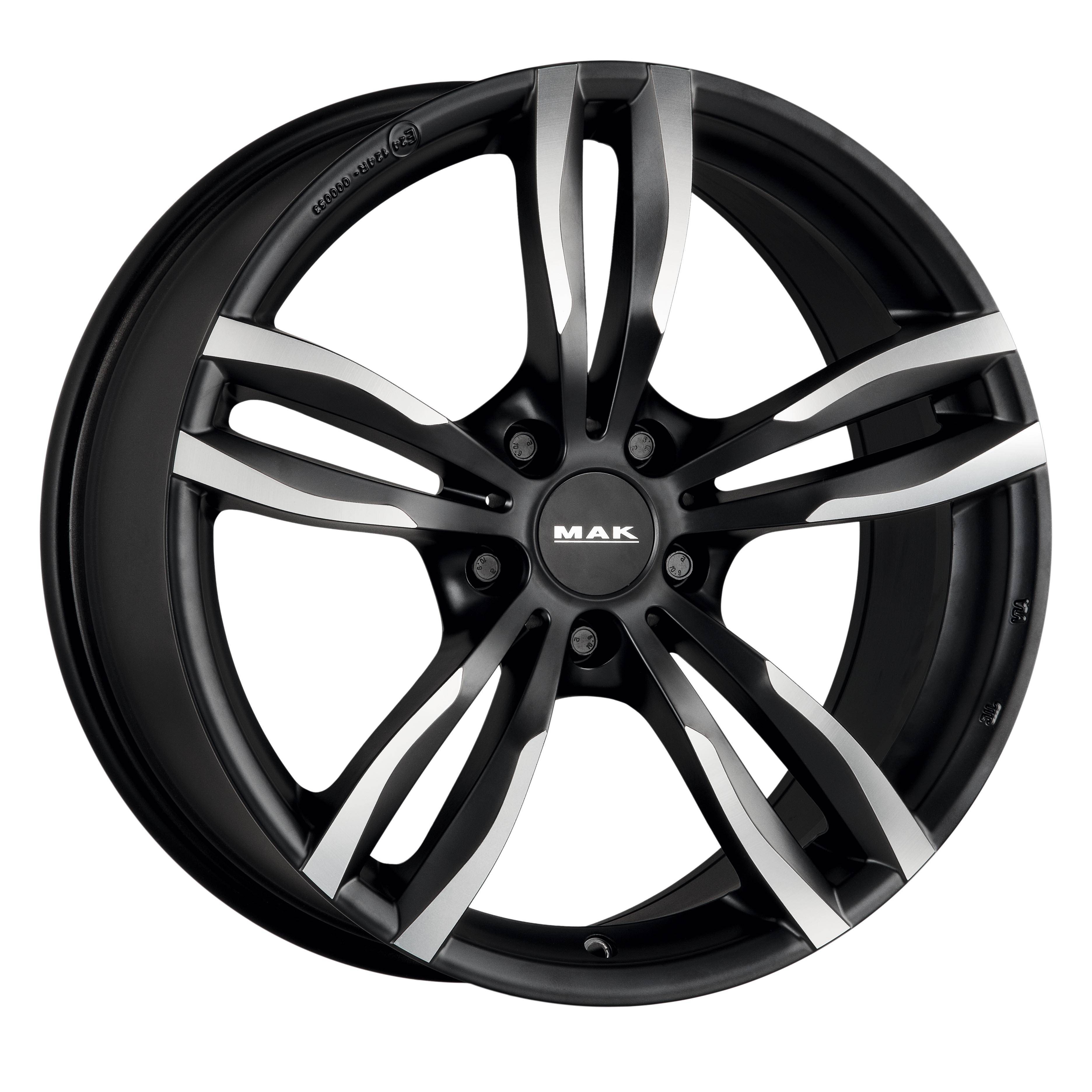 

Колесный диск MAK Luft (IB) 8xR19 ET37 5*120 D72.6, Черный;серебристый