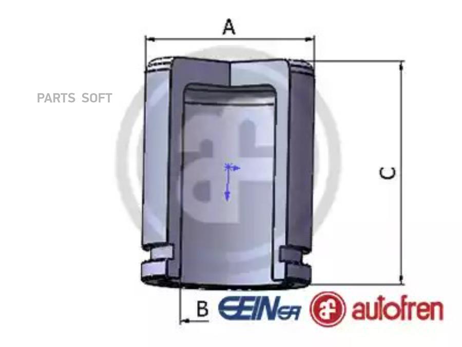 Поршень, корпус скобы тормоза AUTOFREN SEINSA D025290