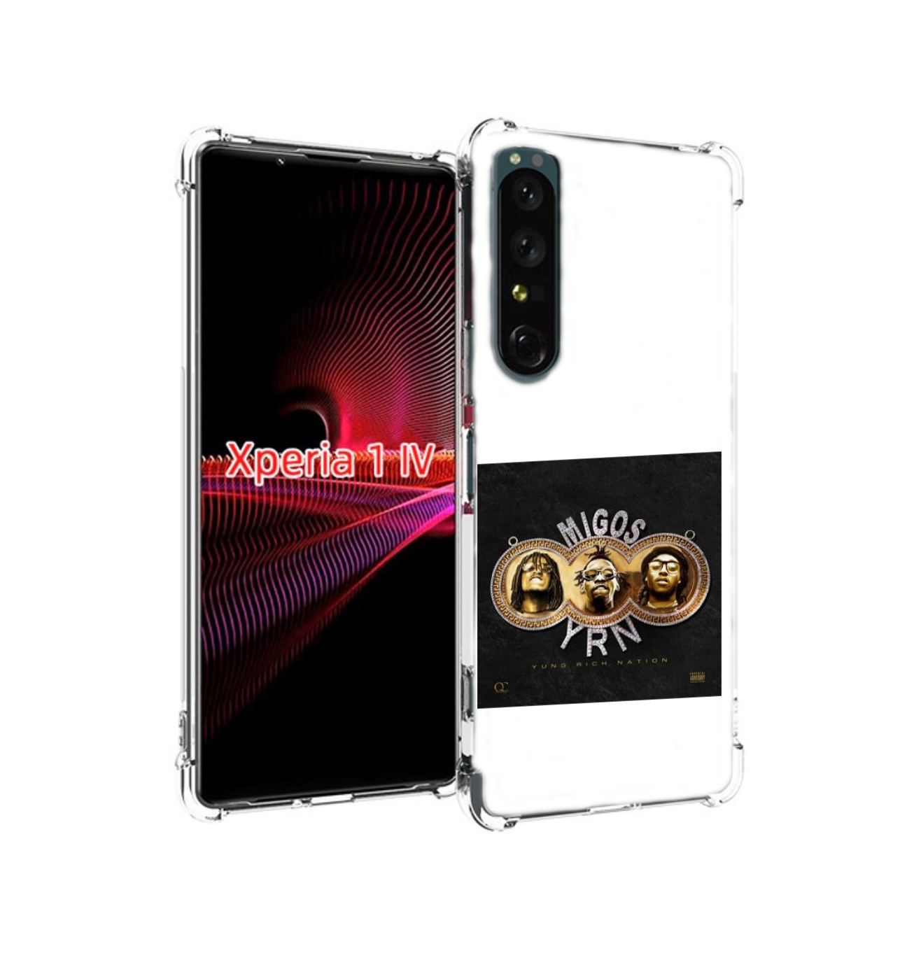 

Чехол накладка MyPads Migos - Yung Rich Nation для Sony Xperia 1 IV, Прозрачный, Tocco