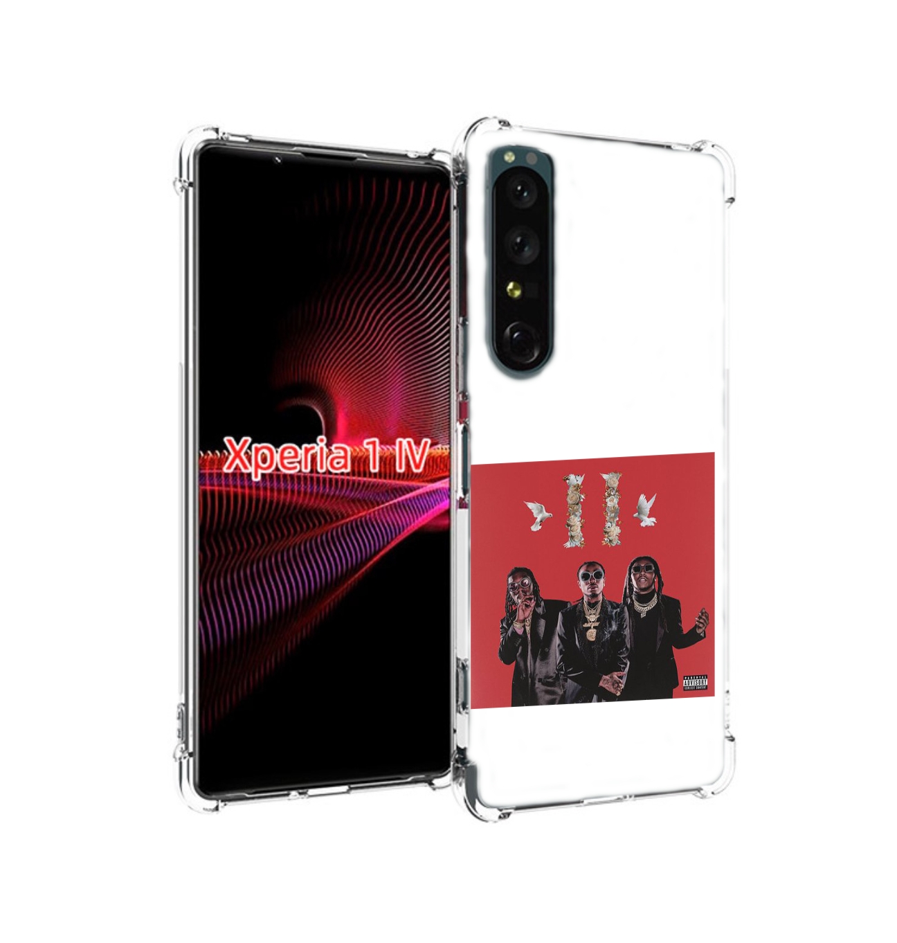 

Чехол накладка MyPads Migos - Culture II для Sony Xperia 1 IV, Прозрачный, Tocco
