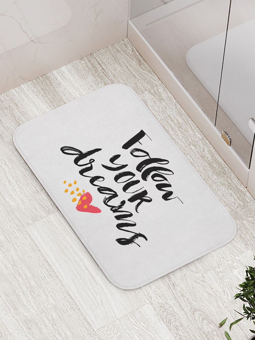 

Коврик противоскользящий для ванной, сауны, бассейна, 77х52 см bath_80091 JoyArty